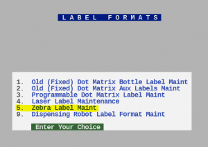 ZEBRA LABEL